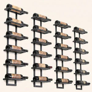 Porte bouteille design mural