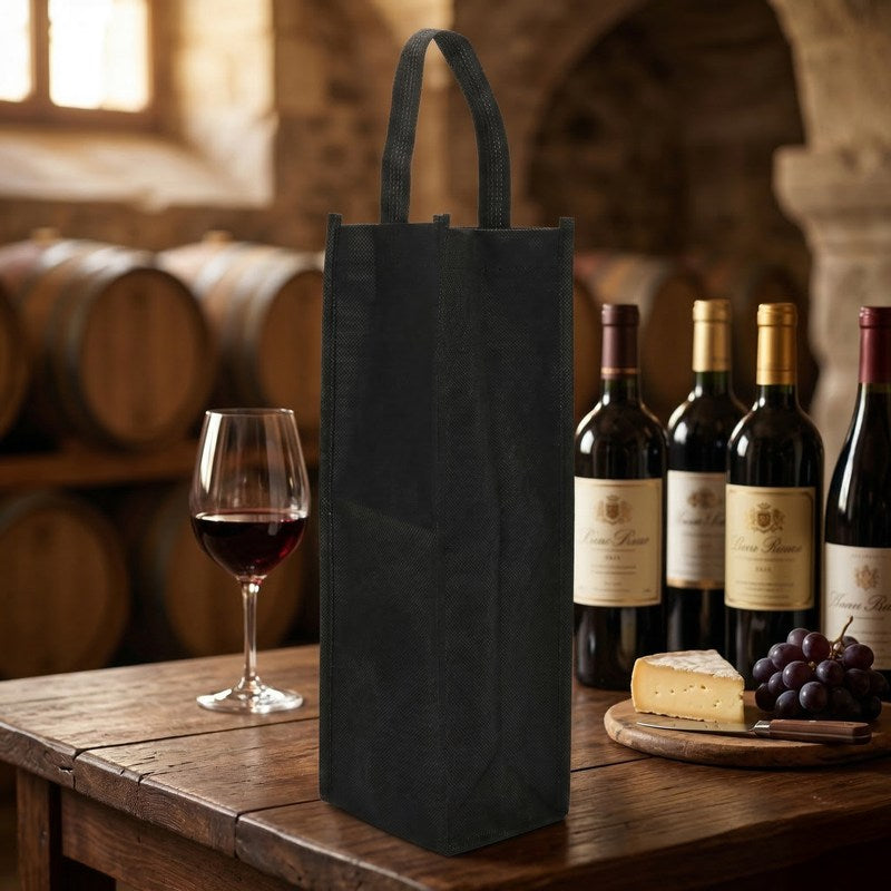Porte bouteille en tissu décor
