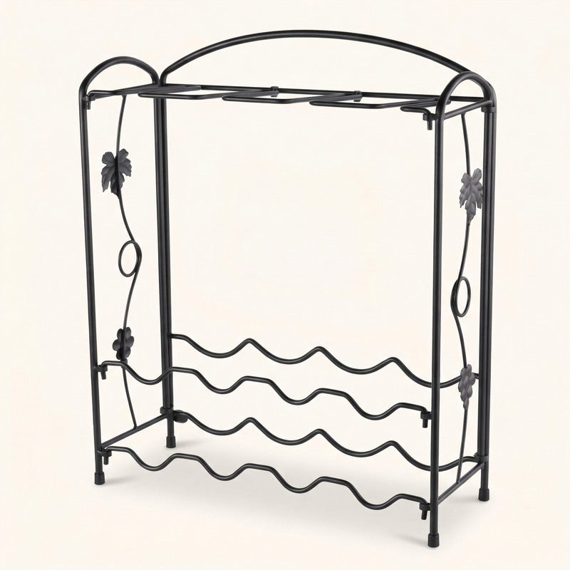 Porte bouteille et verre