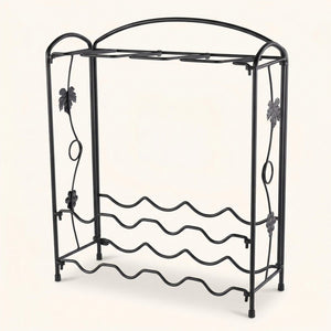 Porte bouteille et verre