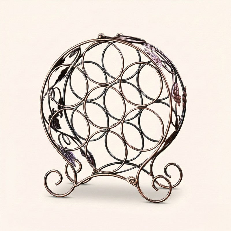 Porte bouteille fer forge