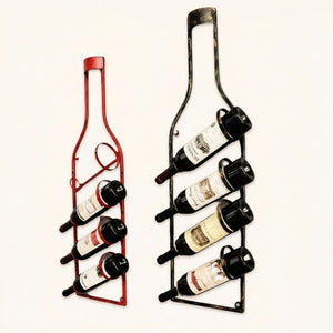 Porte bouteille mural vintage