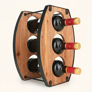 Porte bouteille vin bois