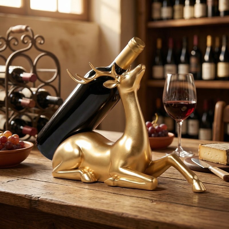 Porte bouteille vin décor