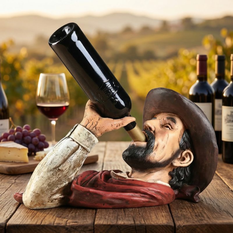 Porte bouteille vin original décor