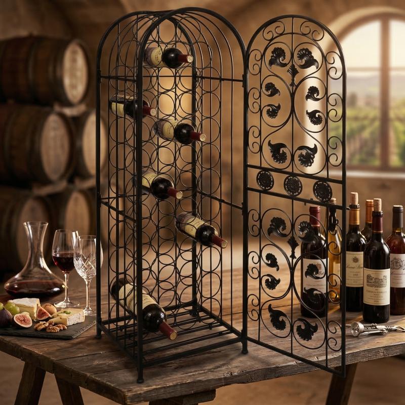 Range bouteille ancien décor Image